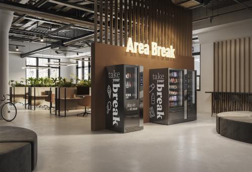 Urban style inspires Coldistrict, the new range of vending machines by Iarp 
