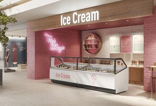Vitrina refrigerada Delight de la familia Cool Emotions de Iarp: el diseño en la heladería, un mercado que no conoce límites