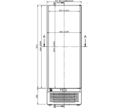 ▷ Expositor Congelador Vertical IARP Glee X-Slim ▷ [Oferta y Precio]